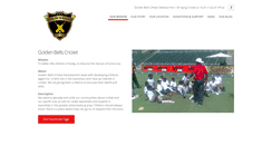 Desktop Screenshot of goldenbellscricket.org